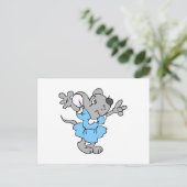 Cartoon Mouse Briefkaart (Staand voorkant)