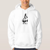 Cartoon Mouse Gangster Illustration Hoodie (Voorkant)