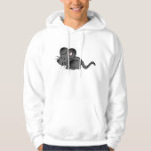 Cartoon Mouse Mannen Hoodie (Voorkant)