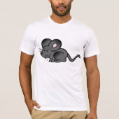 Cartoon Mouse Mannen T-shirt (Voorkant)
