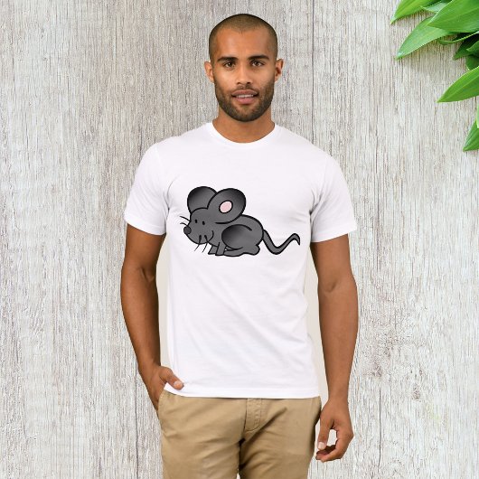 Cartoon Mouse Mannen T-shirt