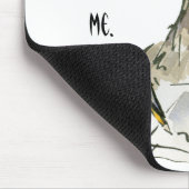 Cartoon Mousepad op het werk Muismat (Hoek)