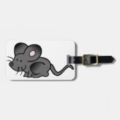 Cartoon muis Bagagelabels (Voorkant horizontaal)