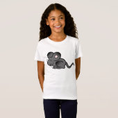 Cartoon Muis Meisjes T-shirt (Voorkant volledig)