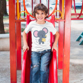 Cartoon Muis met Kaas Schattig Dier T-shirt