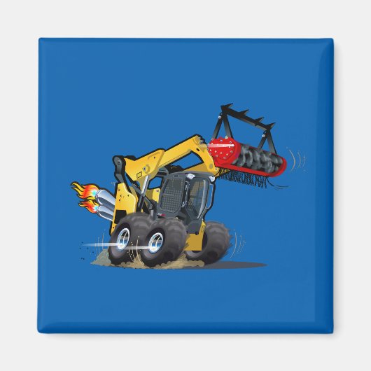 Cartoon mulcher magneet (Voorkant)