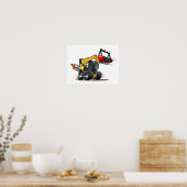 Cartoon mulcher poster (Keuken)