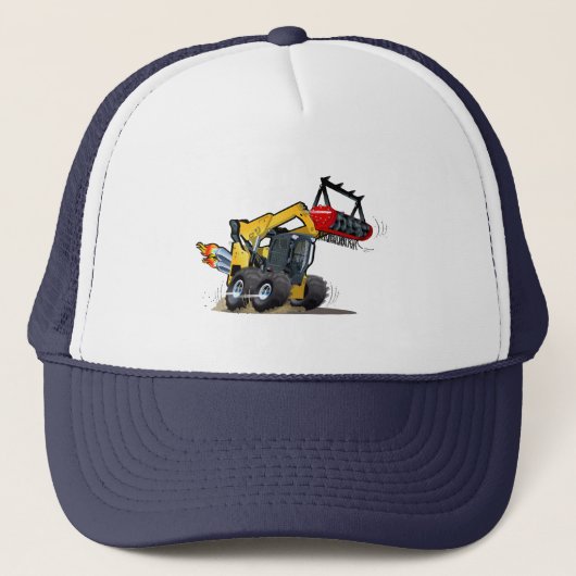 Cartoon mulcher trucker pet (Voorkant)