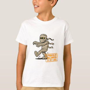 Cartoon Mummy - Goedgekeurd door Halloween T-shirt