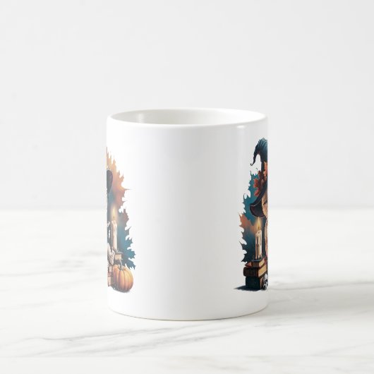  Cartoon Mummy Gothic, Halloween Vibes Koffiemok (Center)