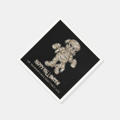 Cartoon Mummy  Halloween Event Text Servet (Hoek)