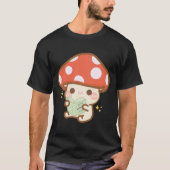 Cartoon Mushroom Leesboek T-shirt (Voorkant)