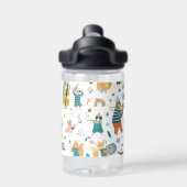 Cartoon Music Band Waterfles (Achterkant)