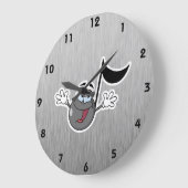 Cartoon Music Note Grote Klok (Hoek)