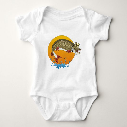 Cartoon Muskie Romper (Voorkant)