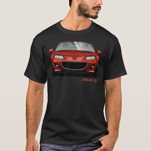 Cartoon MX-5 Miata NC Essential T-Shirt (Voorkant)