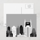 Cartoon Nashville Briefkaart (Voorkant / Achterkant)