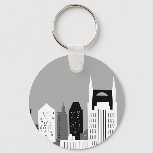 Cartoon Nashville Sleutelhanger (Voorkant)