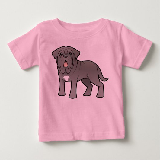 Cartoon Neapolitan Mastiff (Voorkant)