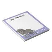 Cartoon Neapolitan Mastiff Notitieblok (Schuin)