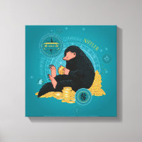 Cartoon NIFFLER™ met gouden munten