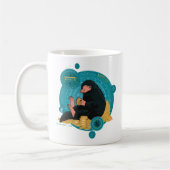 Cartoon NIFFLER™ met gouden munten Koffiemok (Links)