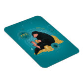 Cartoon NIFFLER™ met gouden munten Magneet (Rechterzijde)