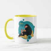 Cartoon NIFFLER™ met gouden munten Mok (Links)