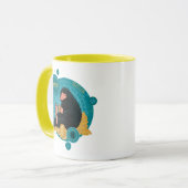 Cartoon NIFFLER™ met gouden munten Mok (Voorkant links)