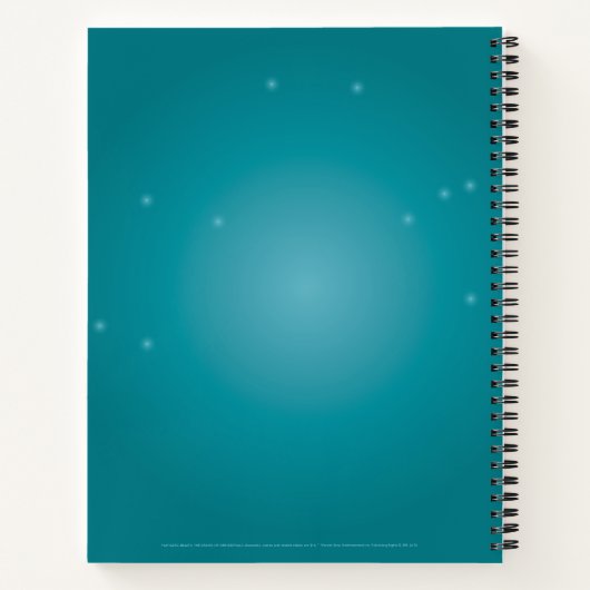 Cartoon NIFFLER™ met gouden munten Notitieboek (Achterkant)