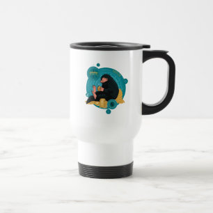 Cartoon NIFFLER™ met gouden munten Reisbeker