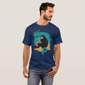 Cartoon NIFFLER™ met gouden munten T-shirt (Voorkant volledig)
