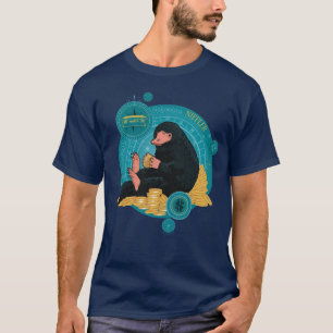 Cartoon NIFFLER™ met gouden munten T-shirt