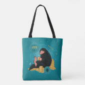 Cartoon NIFFLER™ met gouden munten Tote Bag (Achterkant)