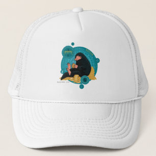 Cartoon NIFFLER™ met gouden munten Trucker Pet