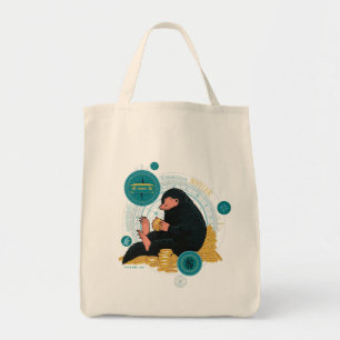 Cartoon NIFFLER™ met Gouden Muntstukken Tote Bag