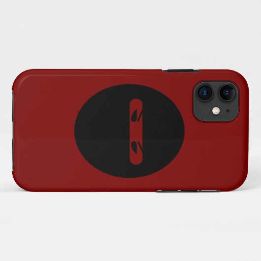 Cartoon Ninja Case-Mate iPhone Case (Achterkant (horizontaal))