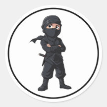 Cartoon Ninja Warrior Boys Verjaardagsfeest