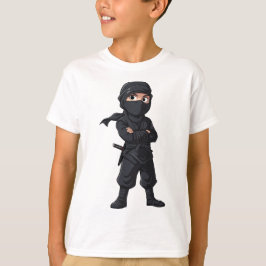Cartoon Ninja Warrior Boys Verjaardagsfeest T-shirt