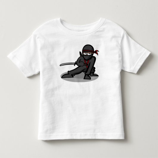 Cartoon Ninja Warrior Kinder Shirts (Voorkant)