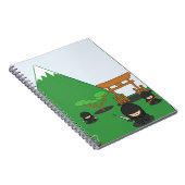 Cartoon Ninjas (op het platteland) Notitieboek (Rechterzijde)