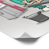 Cartoon; Nog even googelen en we kunnen opereren Poster (Hoek)