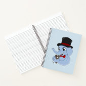 Cartoon notitieboek van de acute olifant (Binnen)