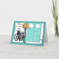 Cartoon Nurse, Nurses Day Greeting Card