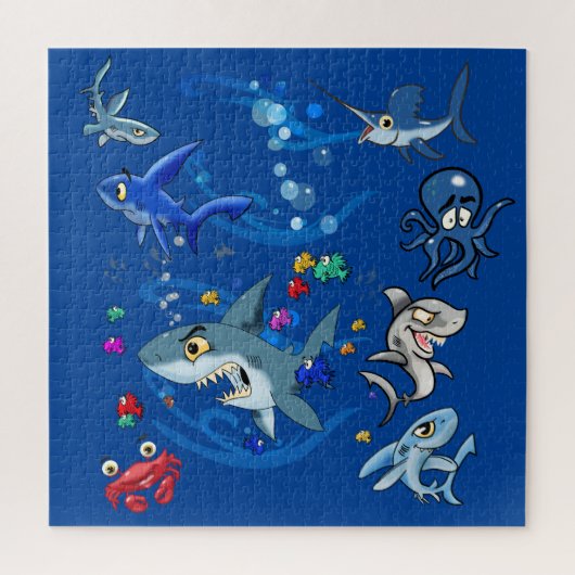 Cartoon Ocean Legpuzzel (Verticaal)