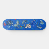 Cartoon Ocean Persoonlijk Skateboard (Horizontaal)