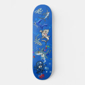 Cartoon Ocean Persoonlijk Skateboard (Voorkant)