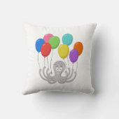 Cartoon Octopus Colorful Balloons Kussen (Achterkant)
