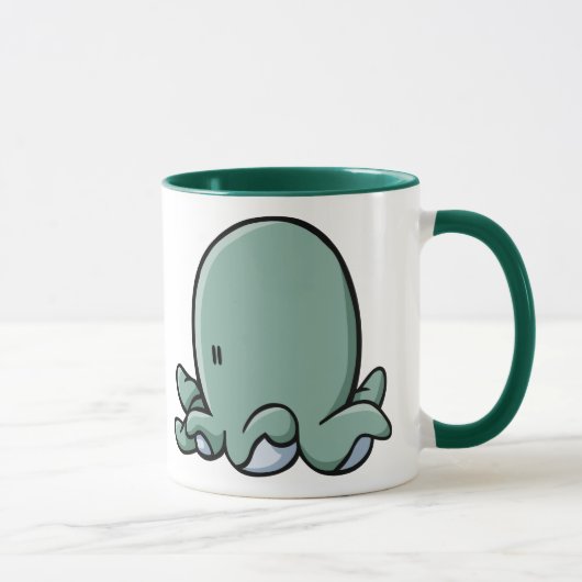 Cartoon Octopus Mok (Rechts)