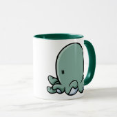 Cartoon Octopus Mok (Voorkant rechts)